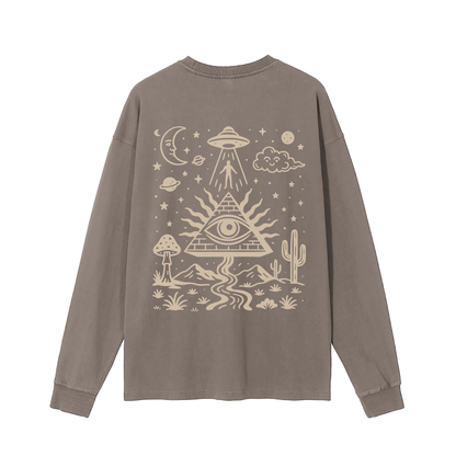 Mystic Signal - Vintage Washed Long Sleeve T-Shirt