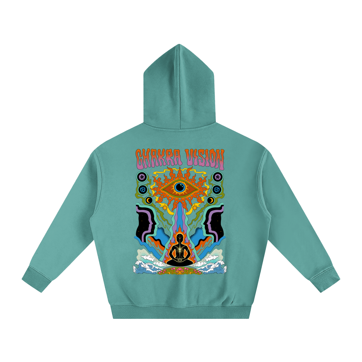 Chakra Vision - Oversize Fleeced Hoodie