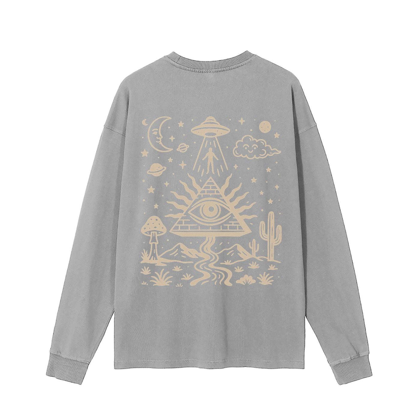Mystic Signal - Vintage Washed Long Sleeve T-Shirt
