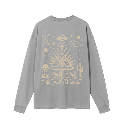 Mystic Signal - Vintage Washed Long Sleeve T-Shirt