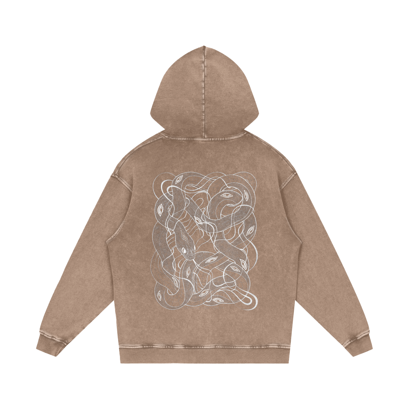 Embrace The Chaos - Snow Washed Loose Cotton Hoodie - Patakota X Phantsmagorical Special Edition Collab