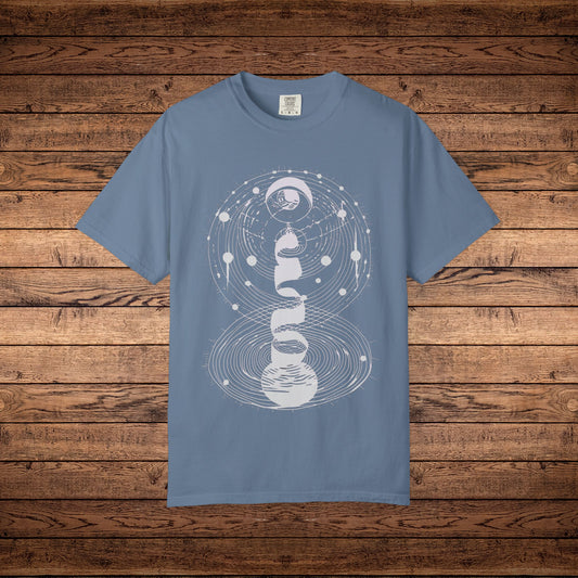 Cosmic Connection - Unisex Garment-Dyed T-shirt