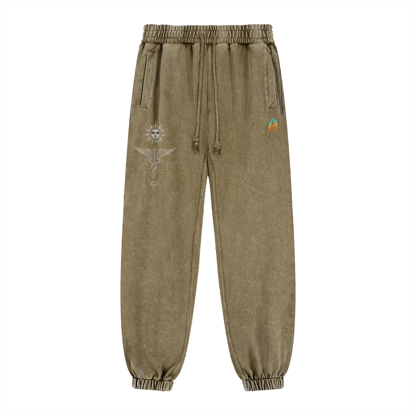 Inner Alchemy - Snow Wash Heavyweight Jogger Sweatpants (NEW)