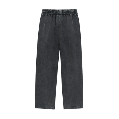 Black pants on a white background