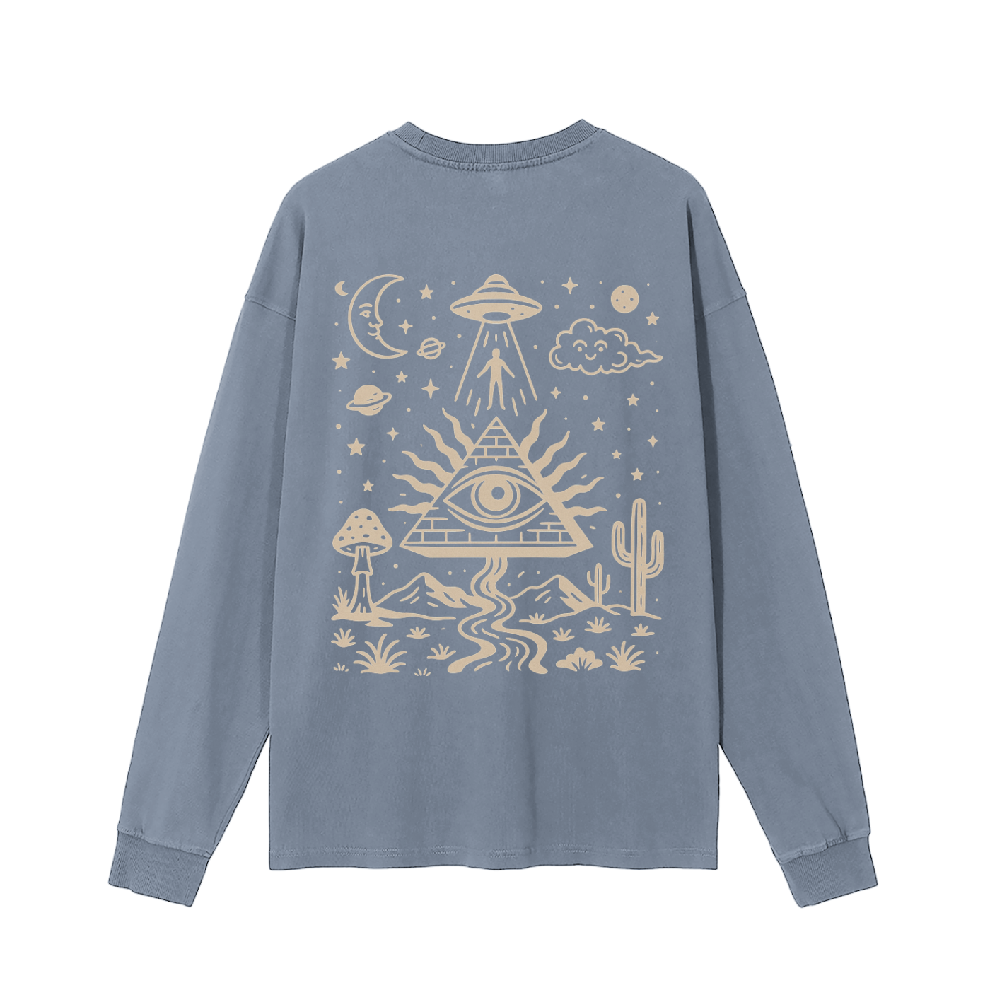 Mystic Signal - Vintage Washed Long Sleeve T-Shirt
