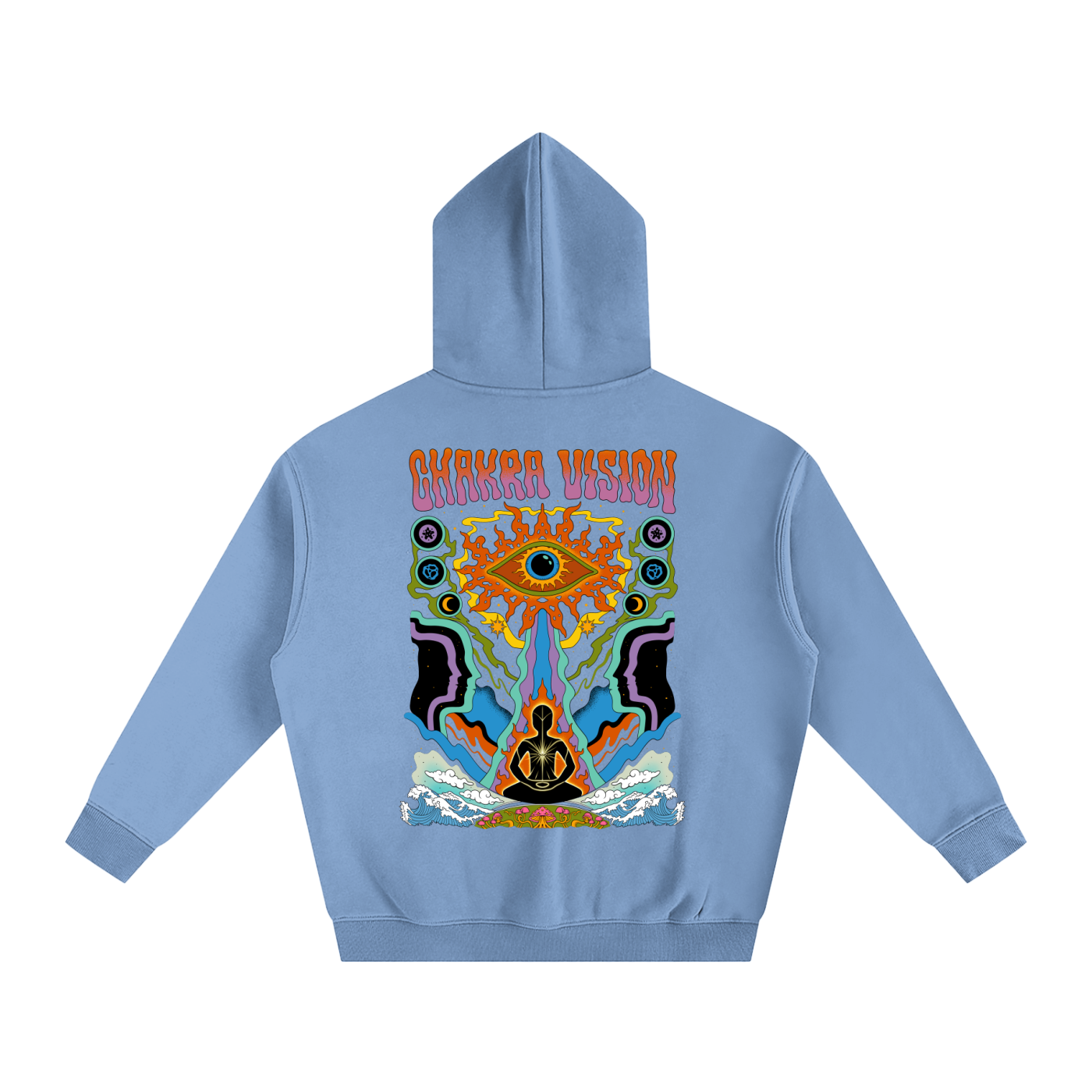 Chakra Vision - Oversize Fleeced Hoodie