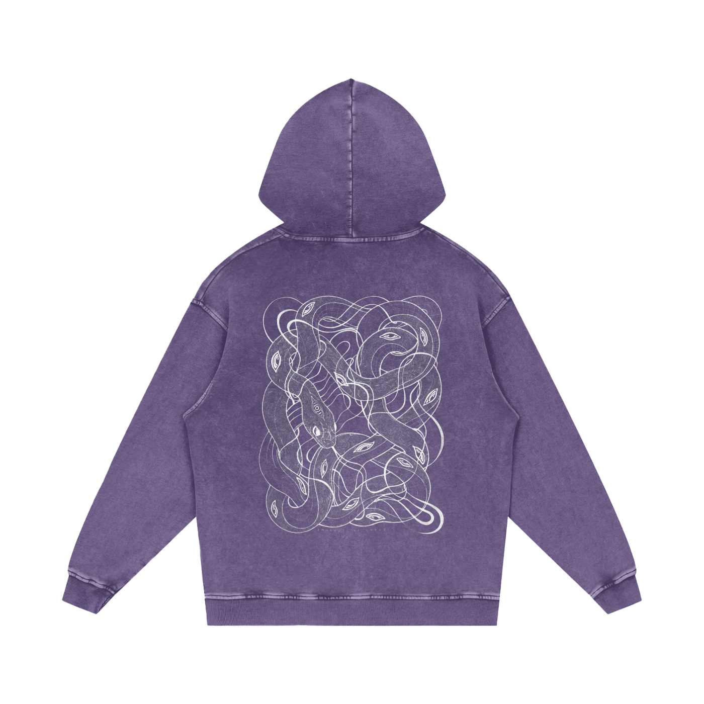 Embrace The Chaos - Snow Washed Loose Cotton Hoodie - Patakota X Phantsmagorical Special Edition Collab