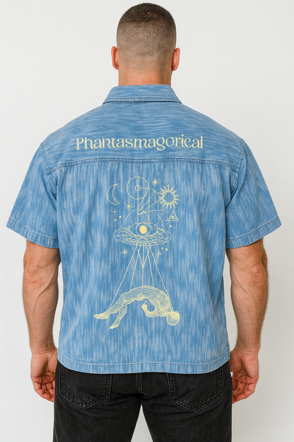 Dimensional Drift - Button Up Short-Sleeve Shirt (NEW)