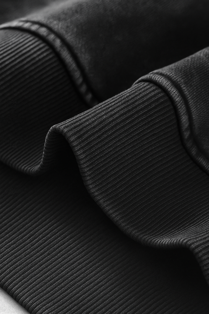 Arcane Inferno - Snow Washed Loose Cotton Hoodie