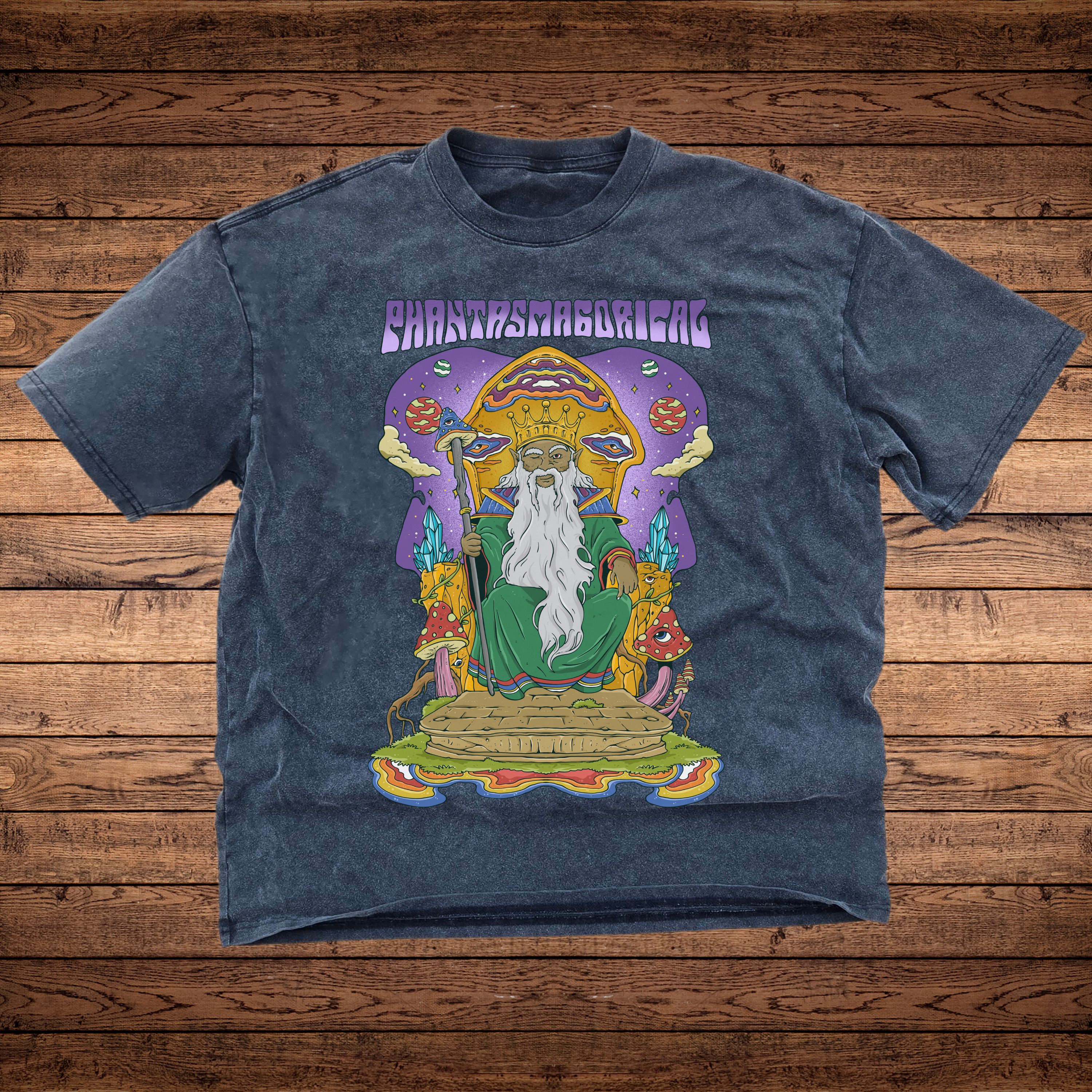 gnome-king-fluffy-vintage-tee