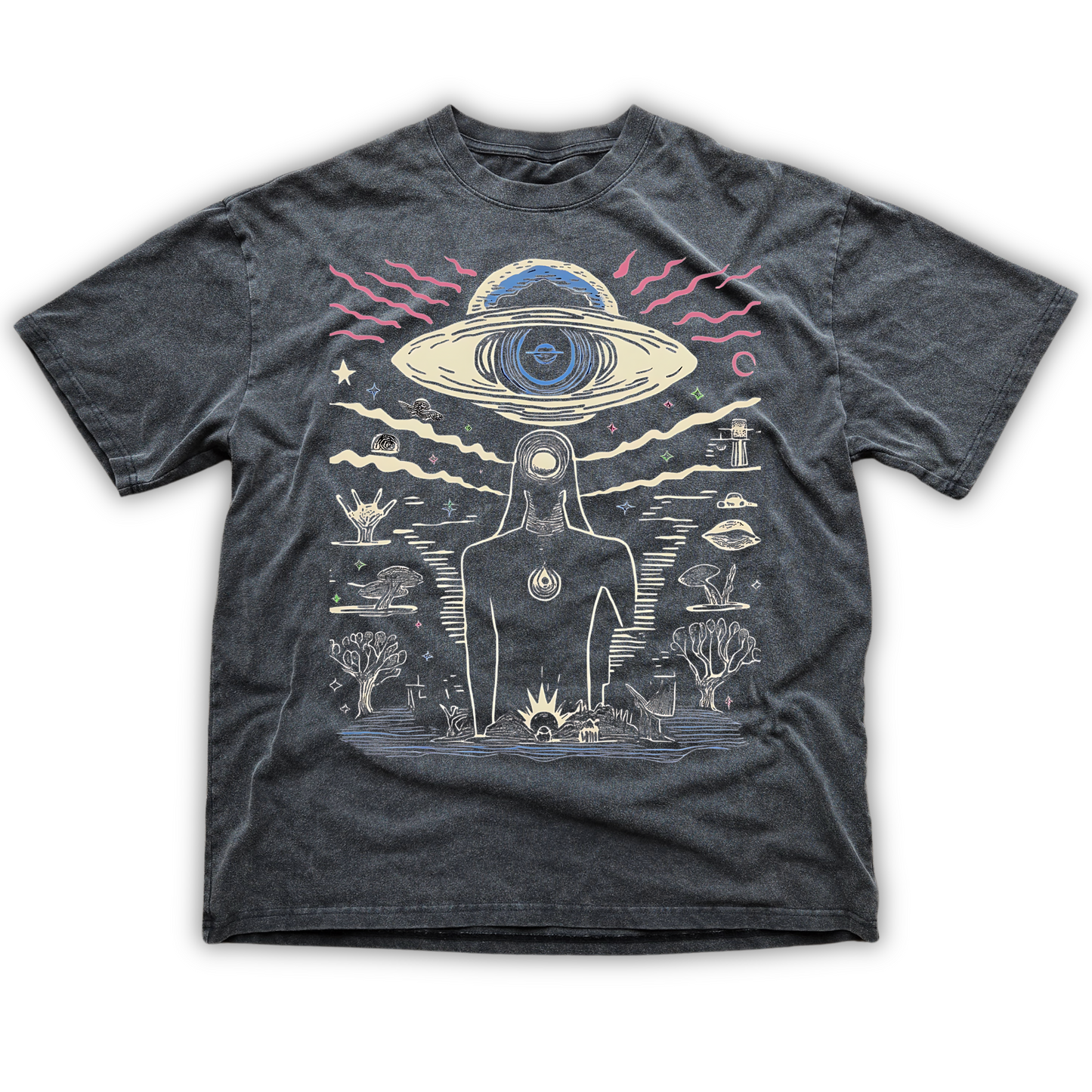 Extraterrestrial - Fluffy Vintage Heavyweight T-Shirt