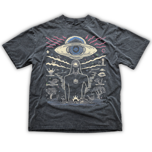 Extraterrestrial - Fluffy Vintage Heavyweight T-Shirt