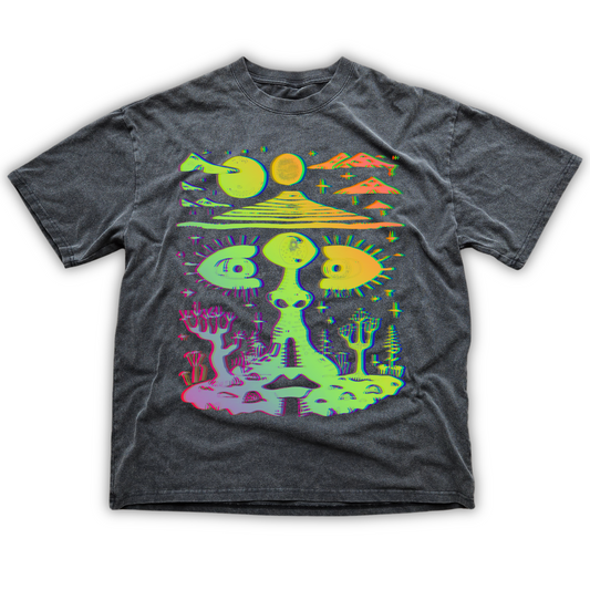 Celestial Drifter - Fluffy Vintage Heavyweight T-Shirt