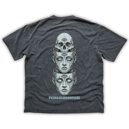 Metamorphosis (Back design) - Fluffy Vintage Washed  T-Shirt - 250 GSM (NEW)