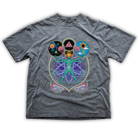 Connectedness - Fluffy Vintage Heavyweight T-Shirt
