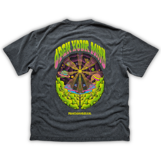 Open Your Mind - Fluffy Vintage Heavyweight T-Shirt