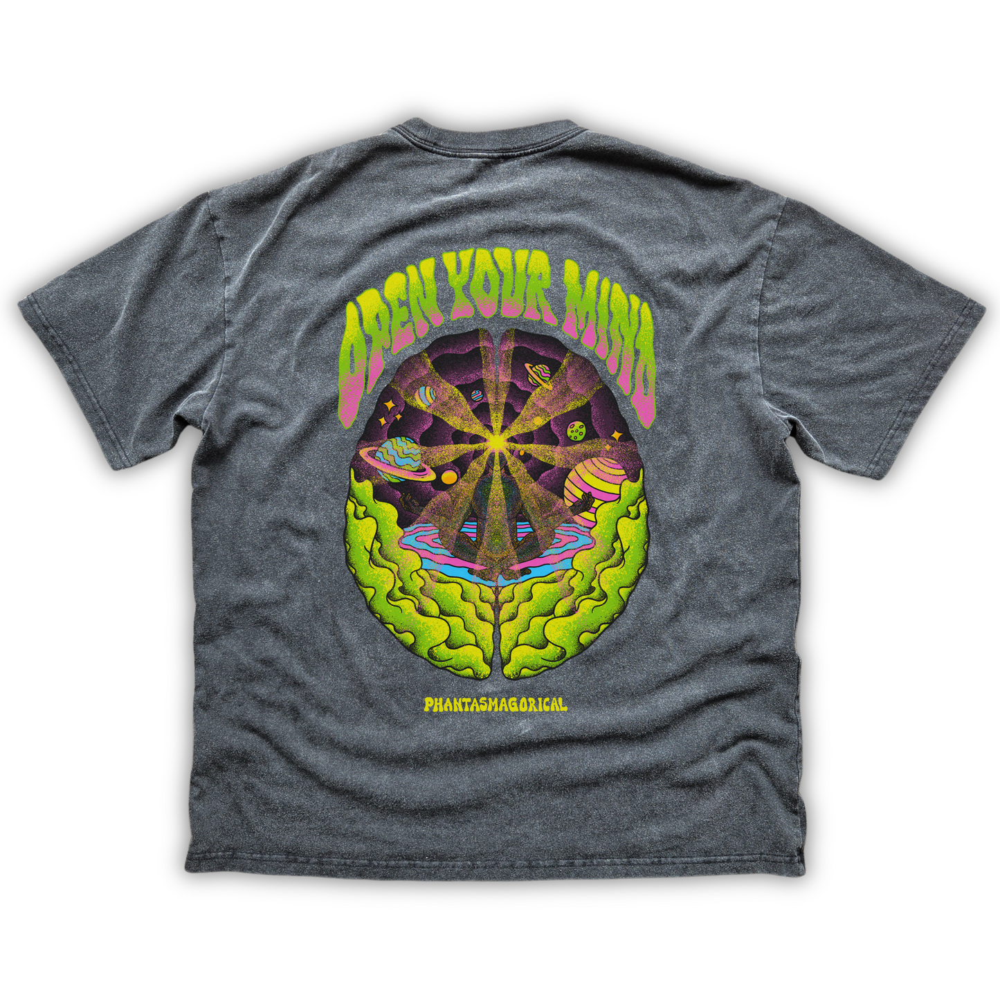 Open Your Mind - Fluffy Vintage Heavyweight T-Shirt