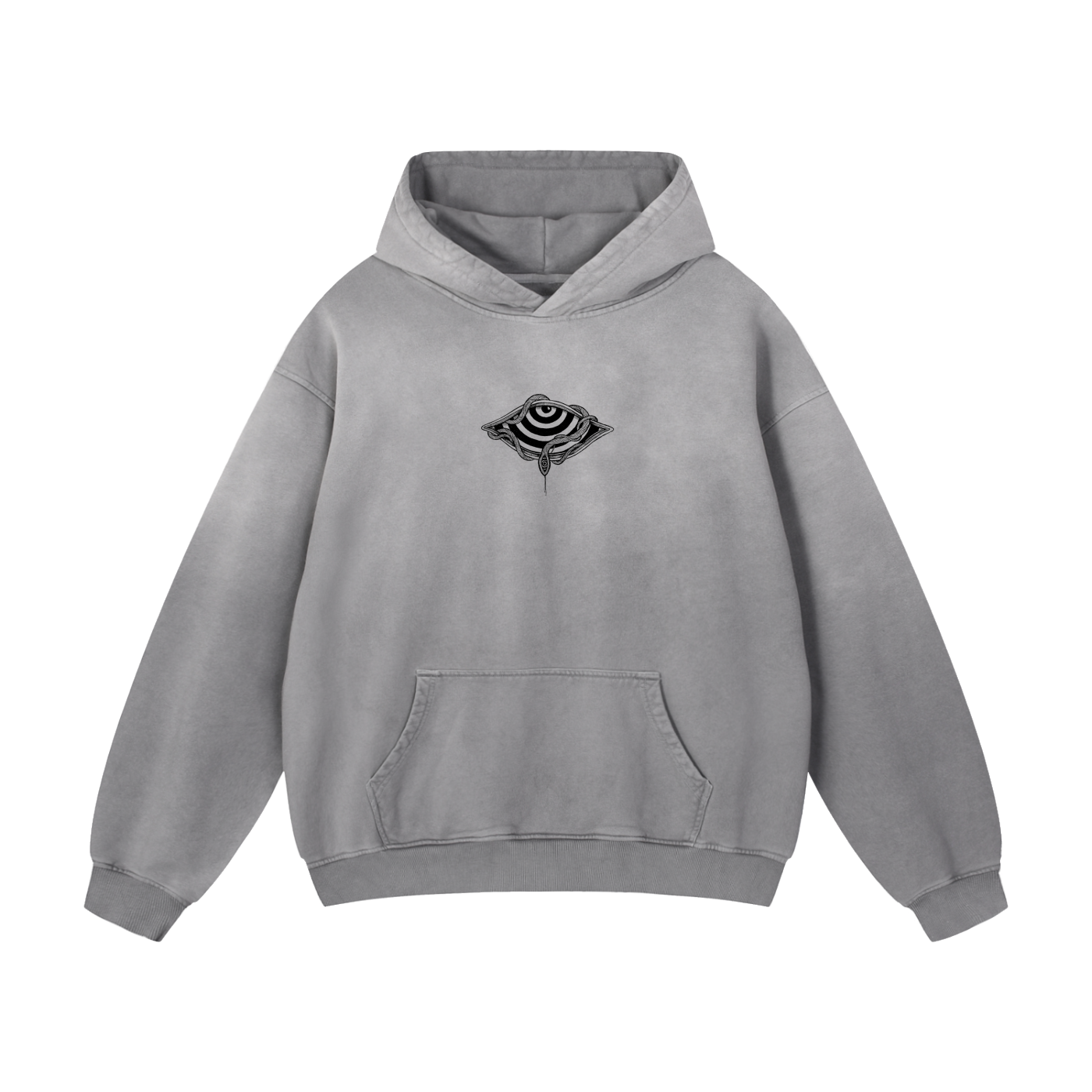 Embrace The Chaos - Heavyweight Sunfade Oversized Hoodie (Patakota Collab)