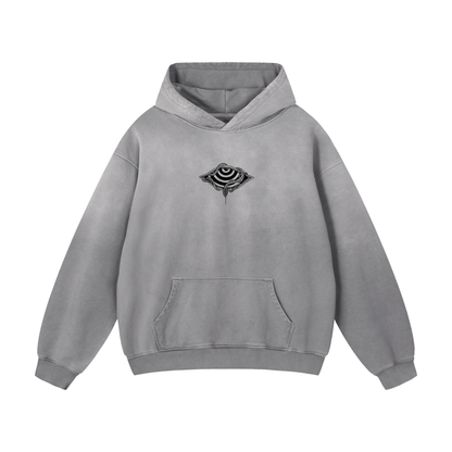 Embrace The Chaos - Heavyweight Sunfade Oversized Hoodie (Patakota Collab)