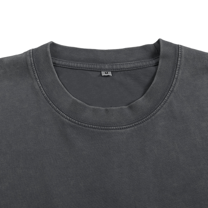 Cosmic Geometry - Snow Washed Oversized Cotton T-Shirt (HOT & NEW)