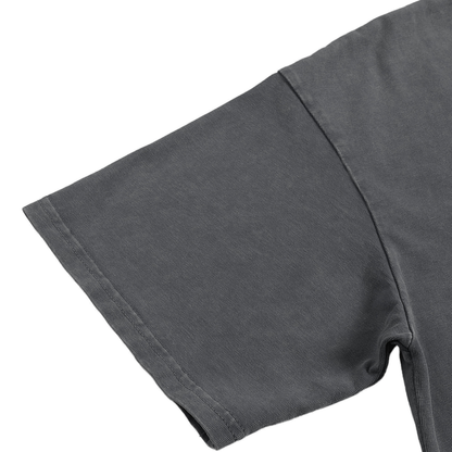 Cosmic Geometry - Snow Washed Oversized Cotton T-Shirt (HOT & NEW)