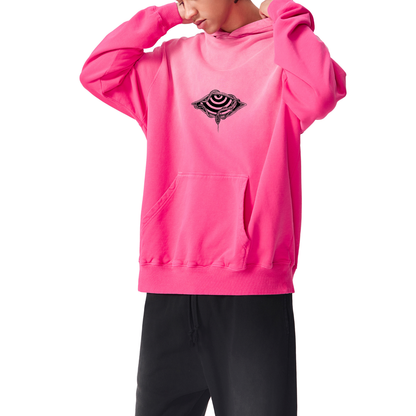 Embrace The Chaos - Heavyweight Sunfade Oversized Hoodie (Patakota Collab)