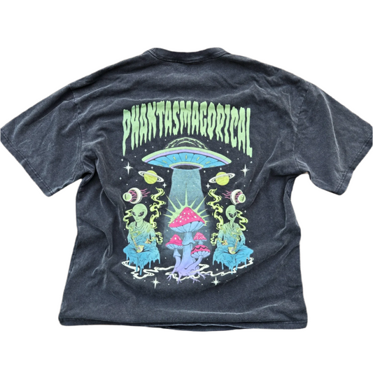 Space Trip - Fluffy Vintage Heavyweight T-Shirt