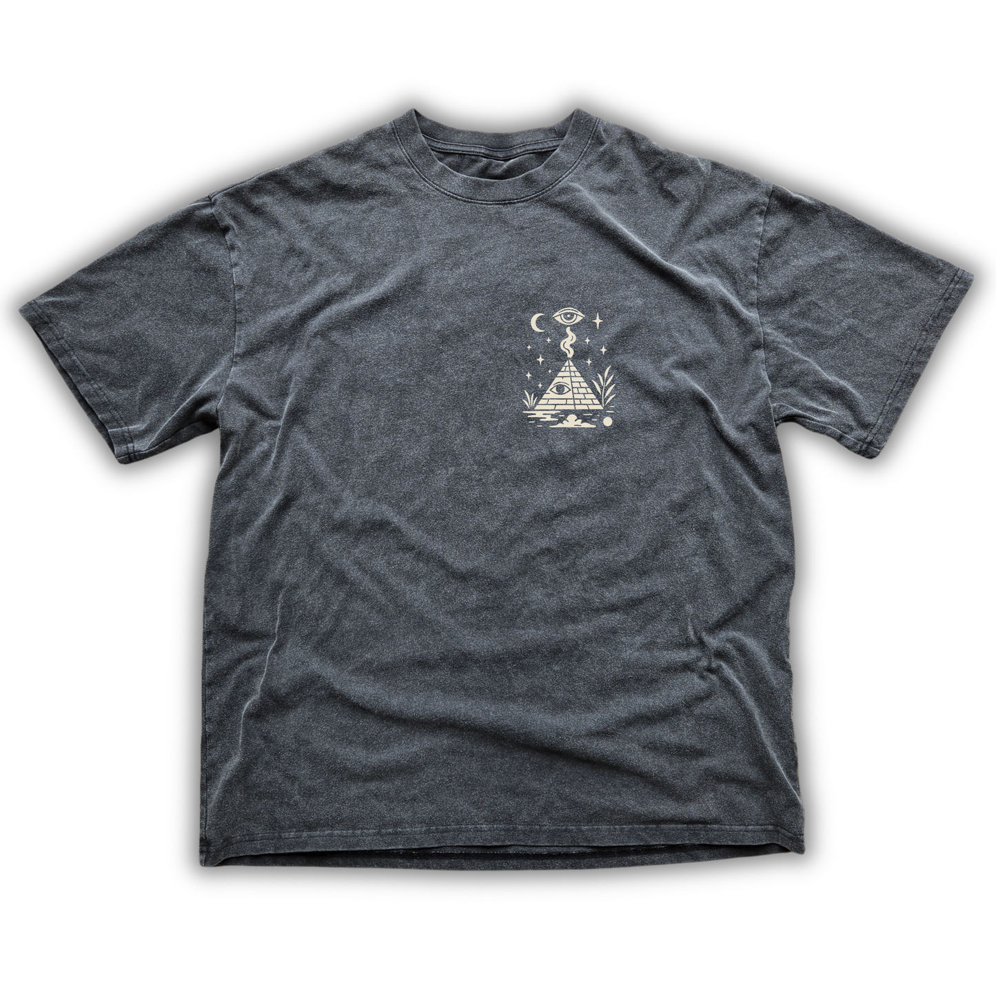 Future Pyramids -  Fluffy Vintage Washed  T-Shirt - 250 GSM (NEW)