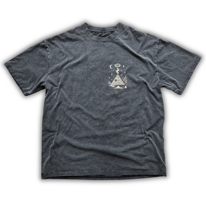 Future Pyramids -  Fluffy Vintage Washed  T-Shirt - 250 GSM (NEW)