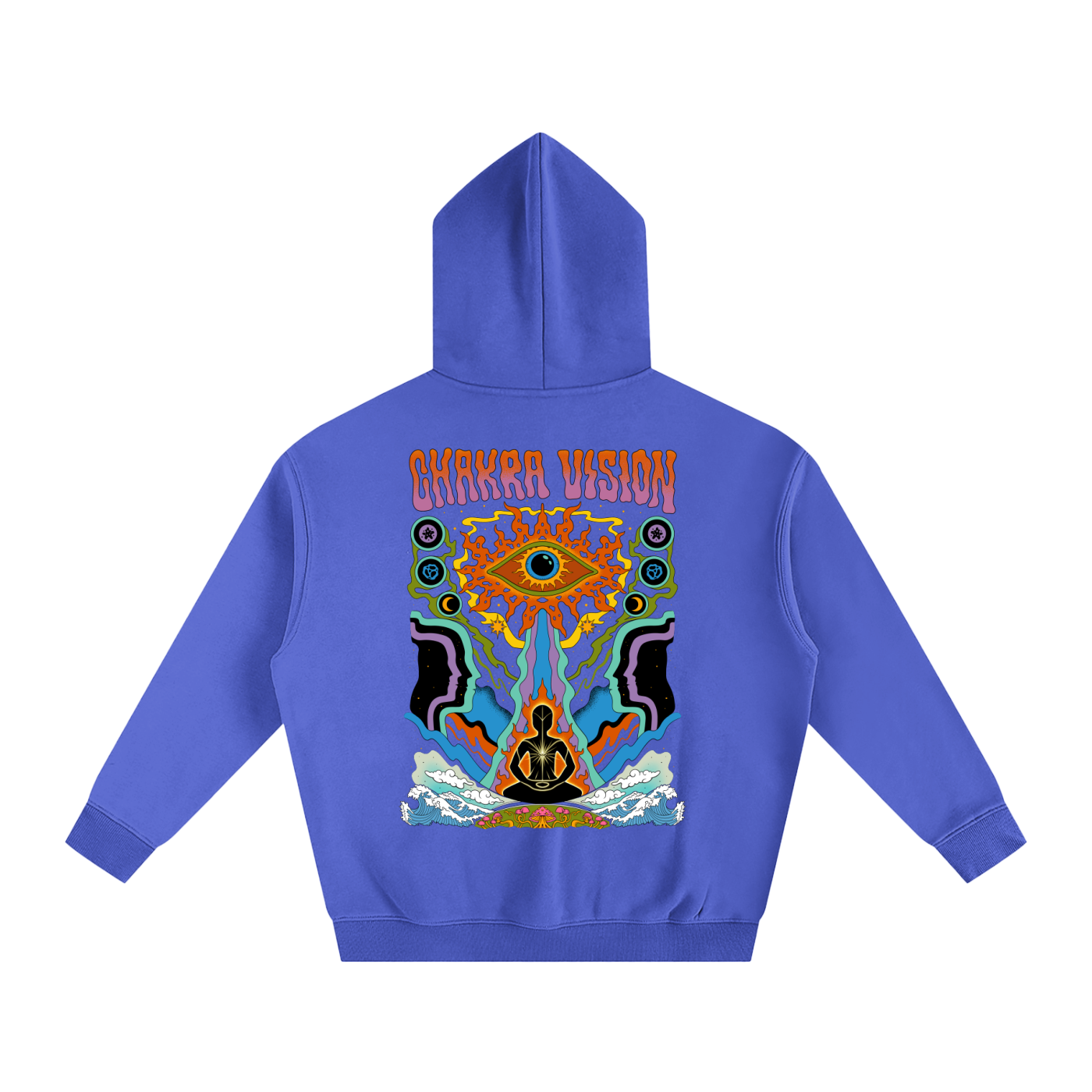 Chakra Vision - Oversize Fleeced Hoodie
