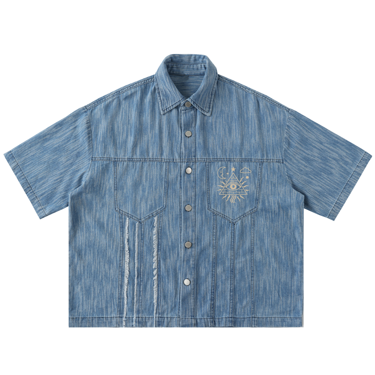 Dimensional Drift - Button Up Short-Sleeve Shirt (NEW)