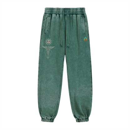 Inner Alchemy - Snow Wash Heavyweight Jogger Sweatpants (NEW)