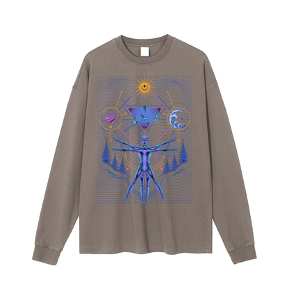 Interconnected - Vintage Washed Long Sleeve T-Shirt