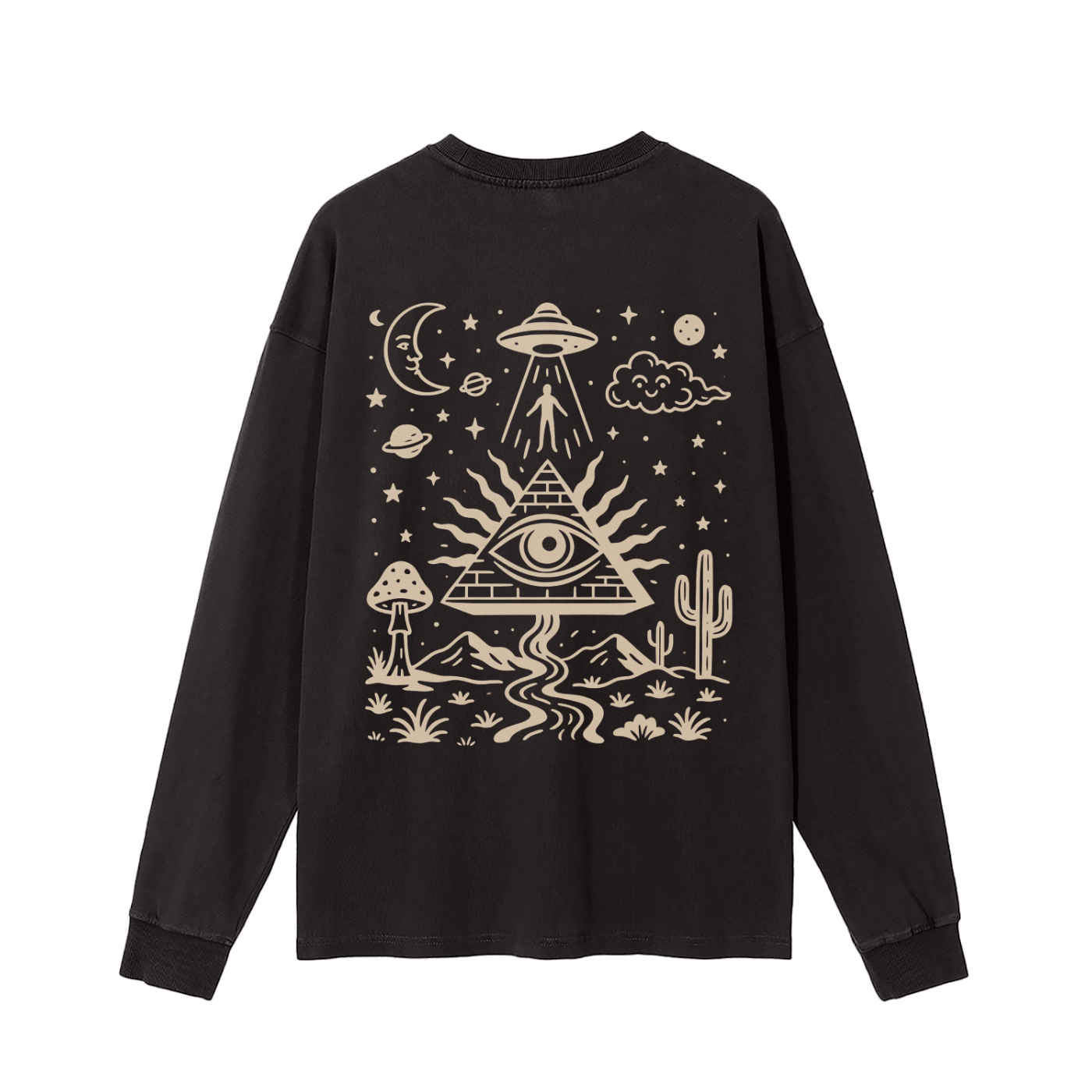 Mystic Signal - Vintage Washed Long Sleeve T-Shirt