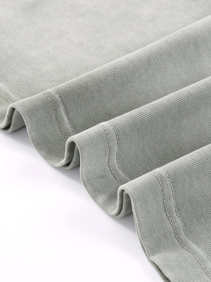 Spaced Out - Ultra-Heavyweight Vintage Washed Oversized T-Shirt - 300 GSM