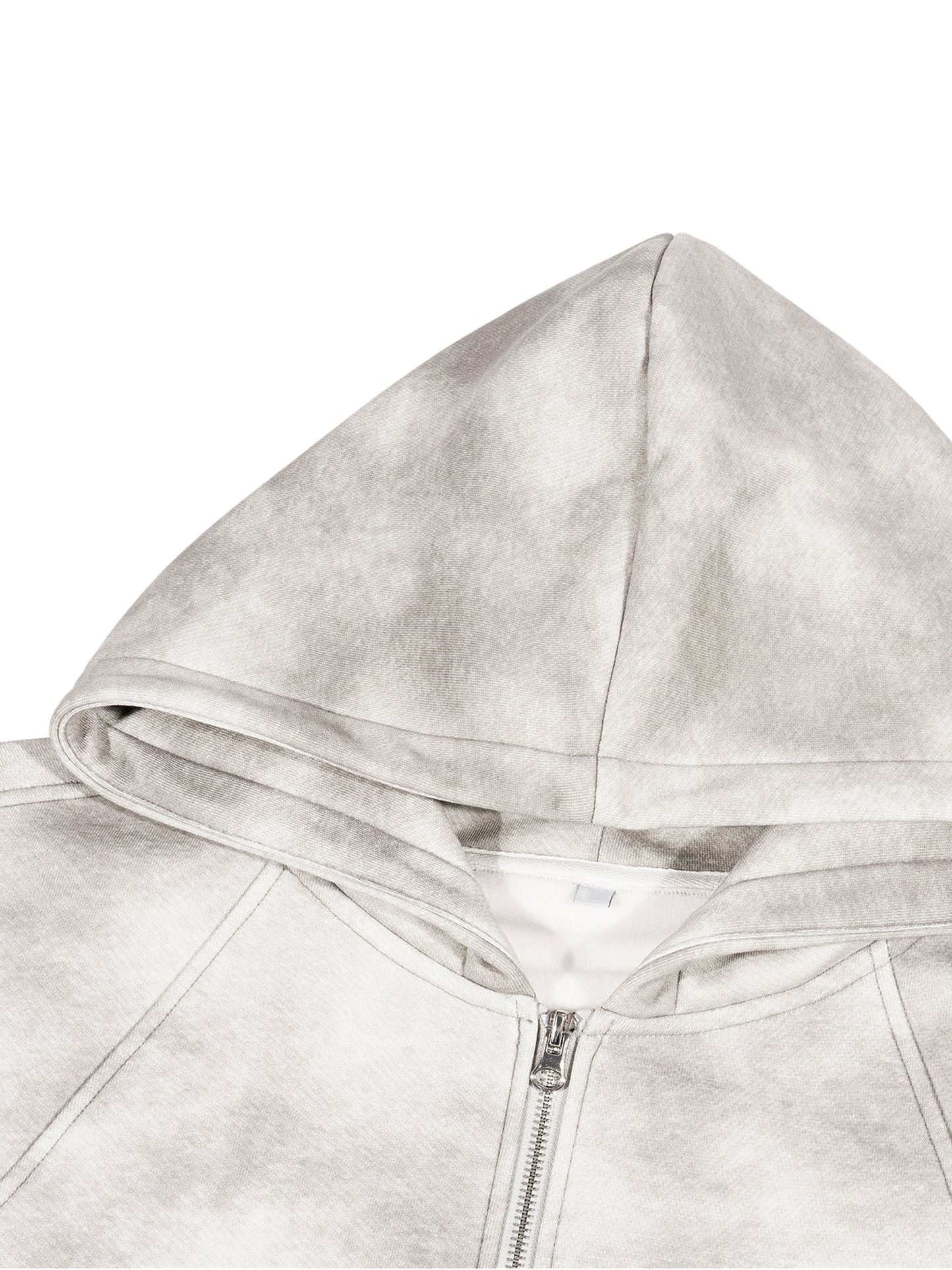 Existential - Dirty Washed Zip-Up Fleece Heavyweight Hoodie (NEW)