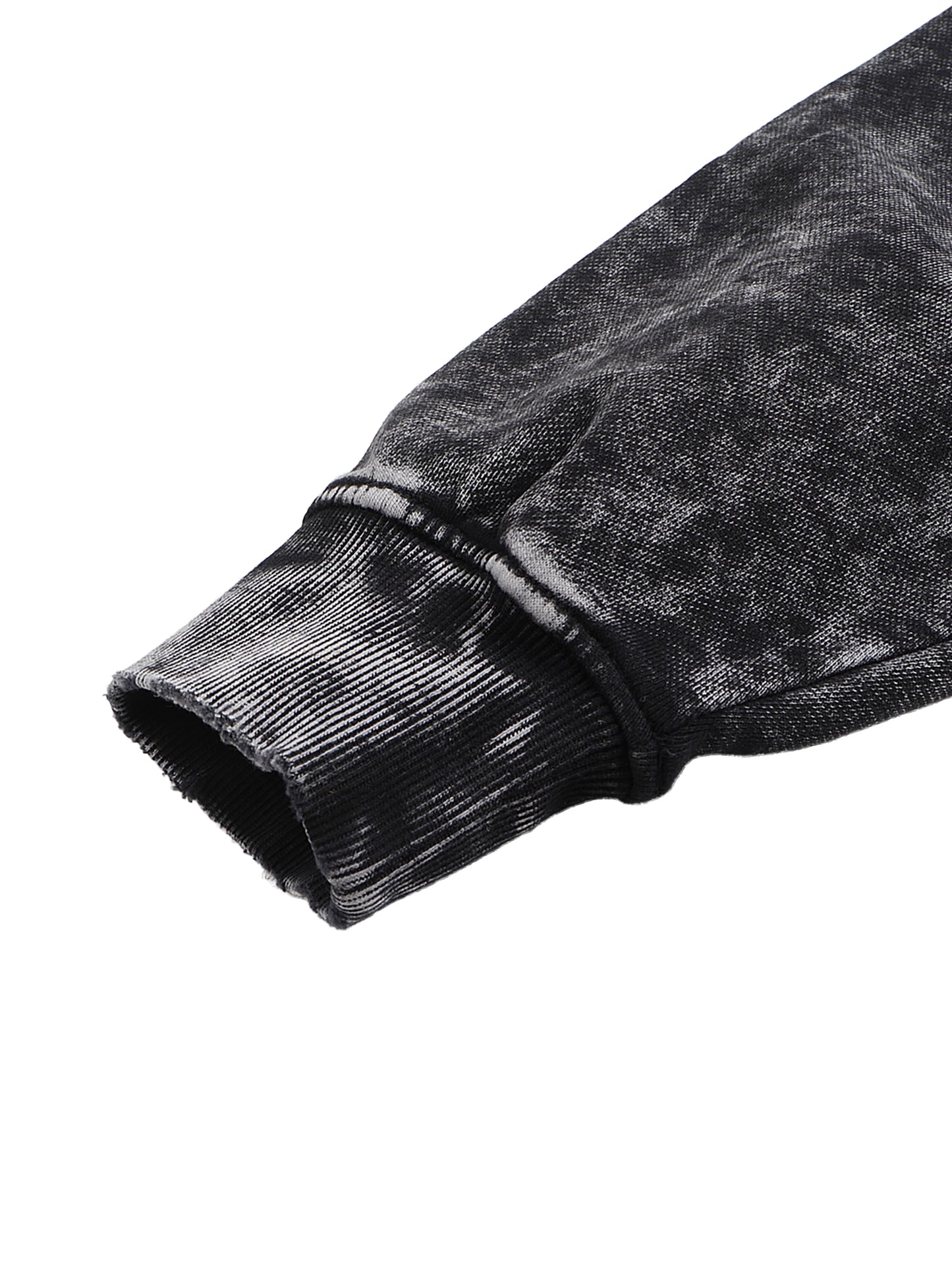 Paradigm - Snow Washed Hand-Frayed Heavyweight Sweatshirt (NEW)