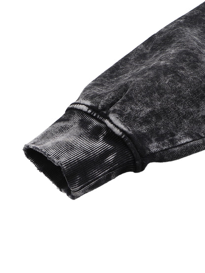 Paradigm - Snow Washed Hand-Frayed Heavyweight Sweatshirt (NEW)