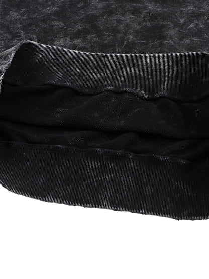 Paradigm - Snow Washed Hand-Frayed Heavyweight Sweatshirt (NEW)