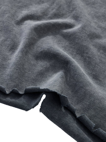 Existential - Snow Wash Raw-Hem Boxy Ultra-Heavyweight T-shirt (NEW)