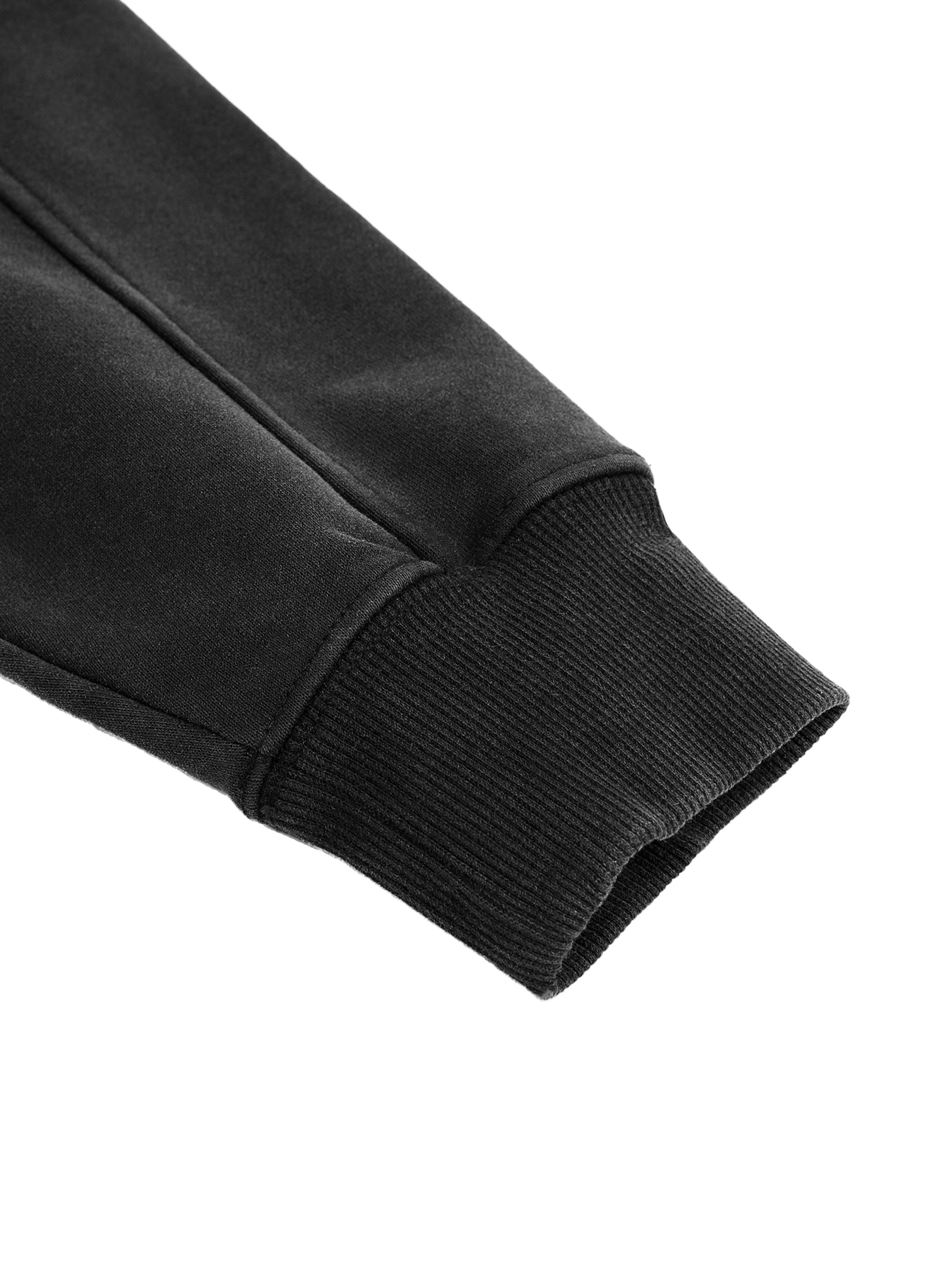 Close up of 400 GSM heavyweight cotton texture with vintage snow wash effect and distressed hem detailing.