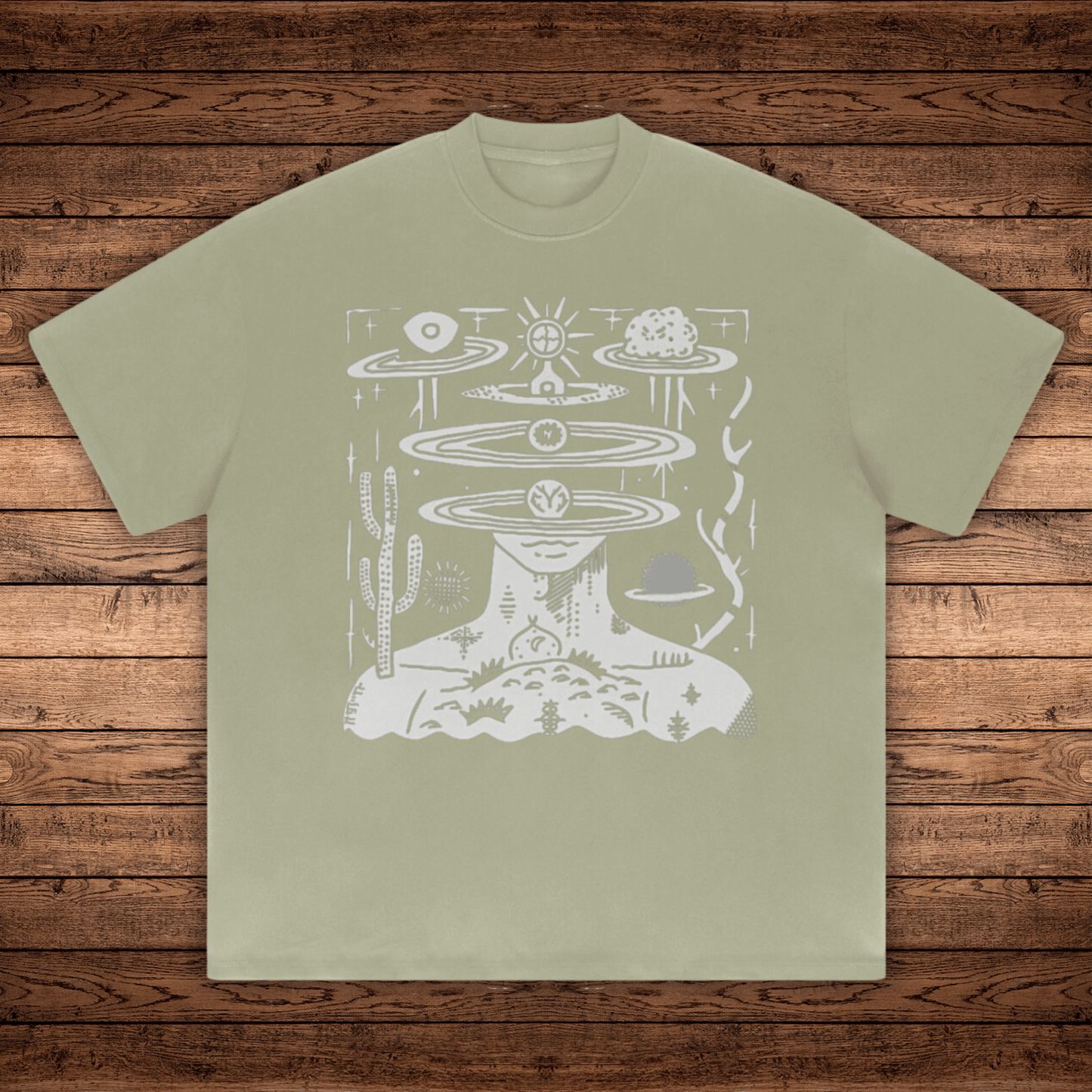 Spaced Out - Absurdly Heavyweight Relaxed Fit T-shirt - Phantasmagorical