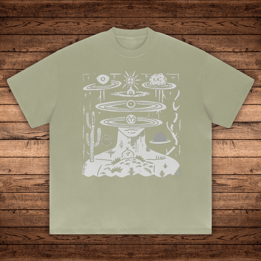 Spaced Out - Absurdly Heavyweight Relaxed Fit T-shirt - Phantasmagorical