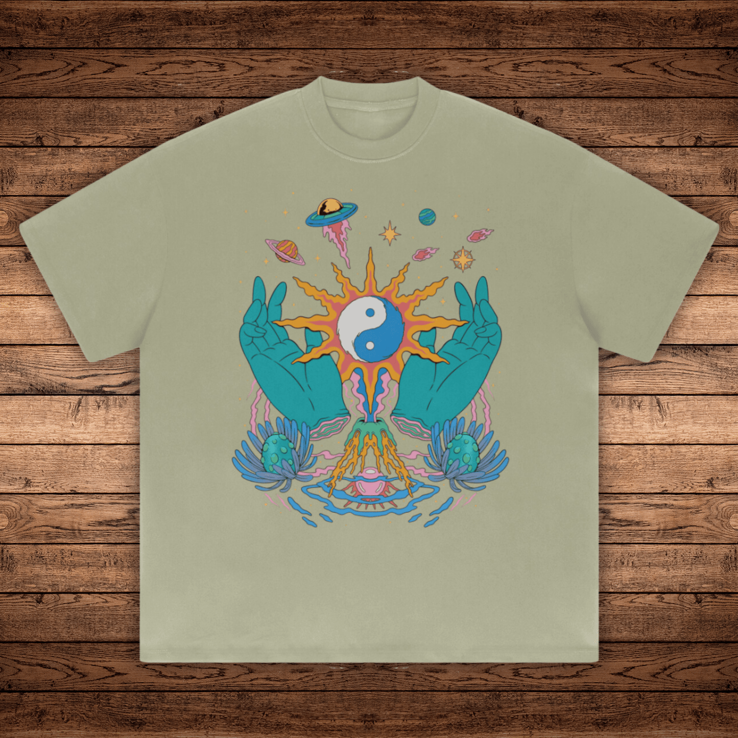 Yin / Yang - Absurdly Heavyweight Relaxed Fit T-shirt (425 GSM) - Phantasmagorical