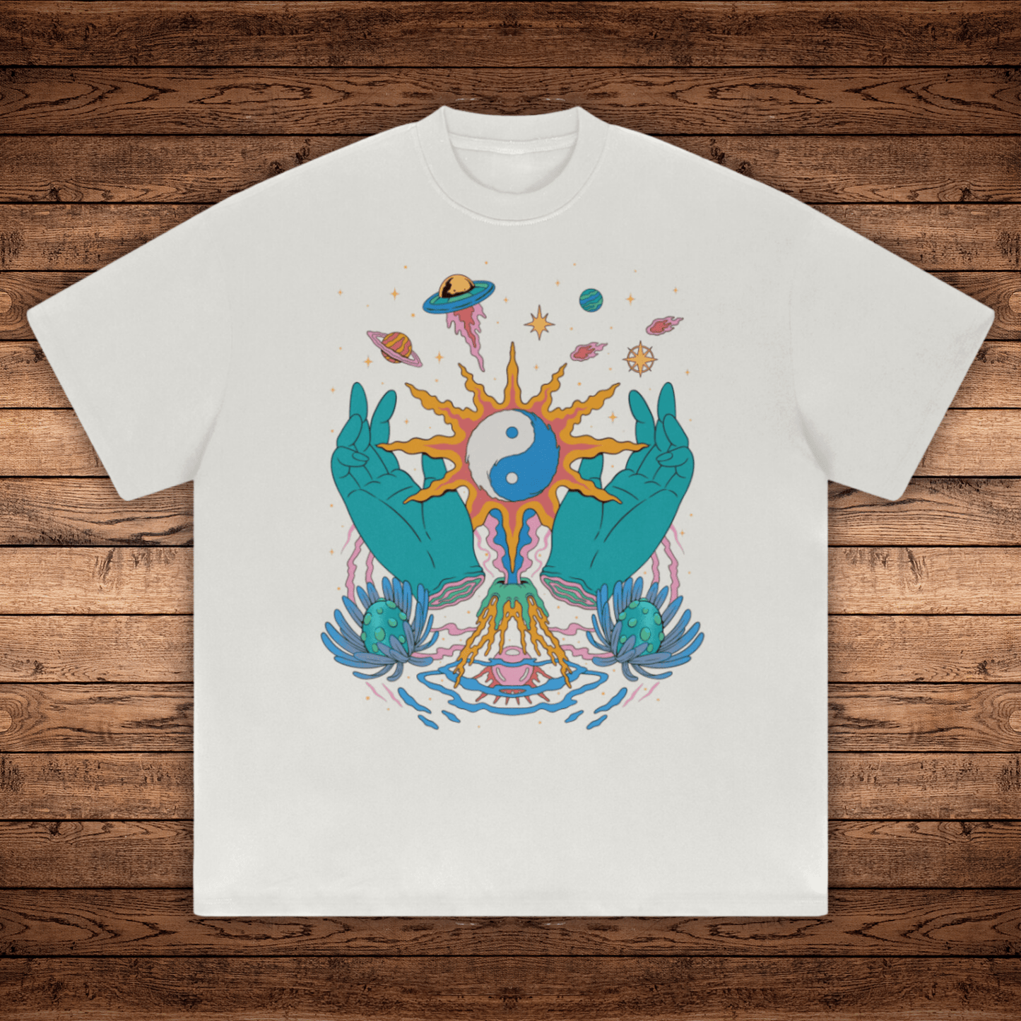 Yin / Yang - Absurdly Heavyweight Relaxed Fit T-shirt (425 GSM) - Phantasmagorical