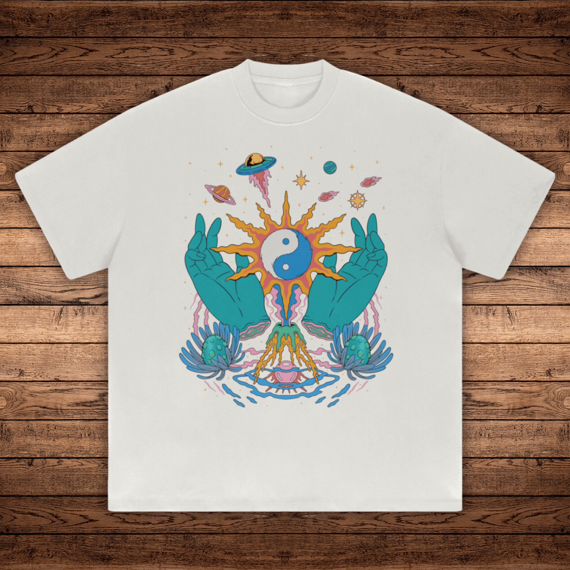 Yin / Yang - Absurdly Heavyweight Relaxed Fit T-shirt (425 GSM) - Phantasmagorical